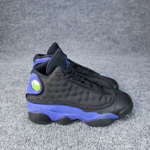 Air Jordan 13 Retro GS‎ Shoes Big Kid Size 4.5Y Black Hyper Royal Blue Sneakers